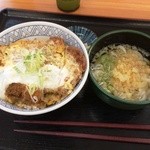 おべんとうのヒライ - ザ・カツ丼とうどんセット（600円）