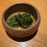 季節料理かたやま - きゅうり辛子づけ