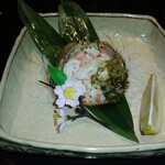 やっちろ - 毛ガニ　殻を剥いてあるので、食べやすいでも茹でたてアツアツ　ウンマイ(⁠≧⁠▽⁠≦⁠)