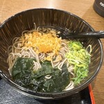 しっぽく庵 - わかめハイカラ蕎麦