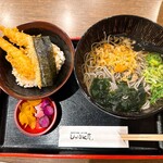 しっぽく庵 - わかむハイカラ蕎麦＋ミニ天丼
