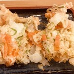 讃岐うどん酒場 川金 - かき揚げ
