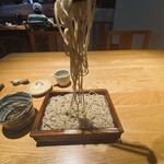 手打蕎麦 じゆうさん - 十割そばリフト :  右手にグラスを〜左手に愛を