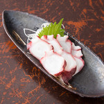 Octopus sashimi