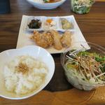 鳥亭 - 塩とり唐揚げ定食（６５０円）