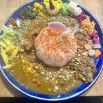 スパイスカレー クミン - 牛すじカレー(ご飯大盛り+追いカレー) 1750円