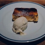 カタラーナ　バニラアイス添え
