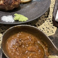 鉄板焼き 太縁 - 