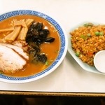 大貫本店 - 中華そば ＆ 焼飯ミニ セット