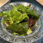くずし割烹 樋ぐち - 野菜サラダ 一番絞りオリーブオイルのドレッシング