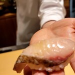 銀座 しのはら - サワラの握り