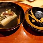 銀座 しのはら - 大原木を模した椀種