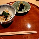 銀座 しのはら - 海苔をかけ半分