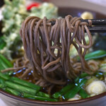 よつば - にらそば@税込500円、春菊天@税込150円