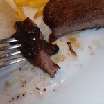 NossA - 肉(フェジョアーダ掛け)