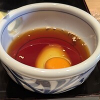 かどや 日比谷邸 - 宇和島鯛めしのツユ（生卵＆）