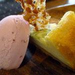 アプランティ - 抹茶マーブルのチーズケーキ・いちごアイス付き