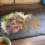 くろば亭 - #まぐろのホホ肉の炙り刺身 #食べるべき逸品