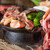 鳥michi - 料理写真:鳥焼き肉＋焼きしゃぶの鍋で調理をしているところ