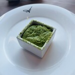 アーティスト カフェ - 苺と抹茶の豆腐ティラミス風