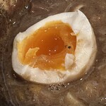 麺屋 みつば - 煮卵です。