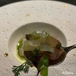 カーサ・デル・チーボ - 八戸産 松川鰈と槍烏賊のタルタル