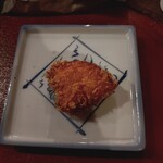 新奈 - ブルーチーズハムカツ1/4個