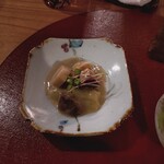 新奈 - エリンギと翡翠ナス煮込み