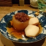 ふた夜の月 - 大根と里芋のおでん