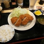 カツ丼とんかつ かつ福 - ロースカツ定食 ７５０円
            