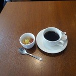 kushina copain - プチビュッフェランチ（1,000円）につくコーヒーとフルーツポンチ