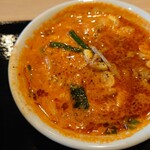 焼きたてのかるび - 名物ユッケジャンスープ小  セット 税込２９０円