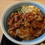 焼きたてのかるび - 料理写真:名物焼きたてのカルビ丼  並 税込５９０円