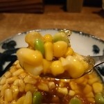 ふた夜の月 - ジュレで柔らかく固めてある。リフト(^-^)/