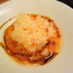 虎白 - かき氷　ラムレーズンのムース　黒蜜　