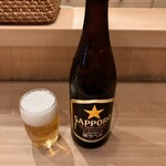 鳥久 - 瓶ビールでーす。