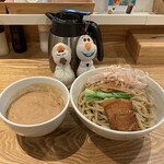 多聞 - 多聞つけ麺400g  1,300円(税込)  ※店の方の説明(おすすめ)に従って、多聞つけ麺(全粒粉)にしてみました