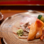 礼讃 - 鯛（明石）　赤貝（大分）