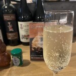 代官山のんき - スパークリング辛口で乾杯