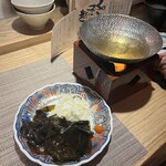 お猪口 - わかめのしゃぶしゃぶ