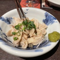 赤坂うまや - 鶏皮ぽん酢