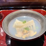ななにん - 筍と穂先、あさりのお出汁