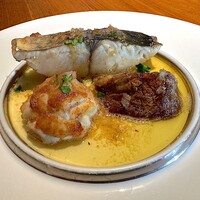 サワラと白子のムニエル