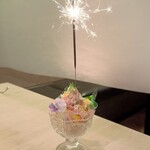 上物天然海鮮カツオ - 鮨パフェ