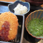 人と木 - 日替わり定食に付く小鉢3品