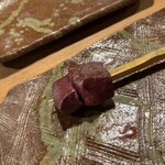 地獄温泉青風荘 - あか牛レバー　レバー苦手な私がイケる！