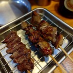 あっぱらぱー酒場 - ハツ(170円)、レバー(170円)、タン(170円)