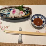 季節料理 朝菜 - 新物、淡路の鱧