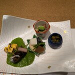 季節料理 朝菜 - 小鉢５種盛り