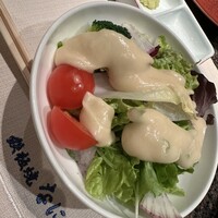 鉄板焼・焼肉 なにわ (リーガロイヤルホテル大阪) - 白味噌ドレッシングのサラダ 鉄板焼・焼肉 なにわ (リーガロイヤルホテル大阪) - 白味噌ドレッシングのサラダ